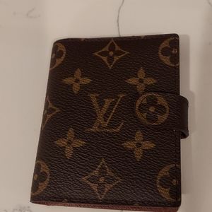 Autentic louis vuitton mini agenda/card case